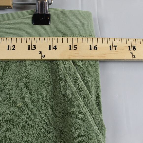 Vintage Y2K Juicy Couture M L Terry Cloth Tracksuit Flare Green Cargo Pocket - Picture 13 of 16